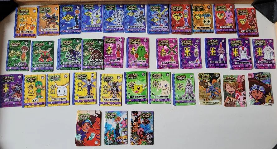 COLEÇÃO 53 CARDS LIG-MON DIGIMON- ELMA CHIPS
