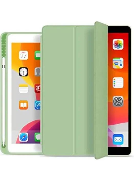 Capa Ipad 7ª, 8ª e 9ª Geração 10.2 com compartimento para caneta