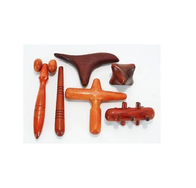 Kit 6pçs Reflexologia Massagem Tailandesa