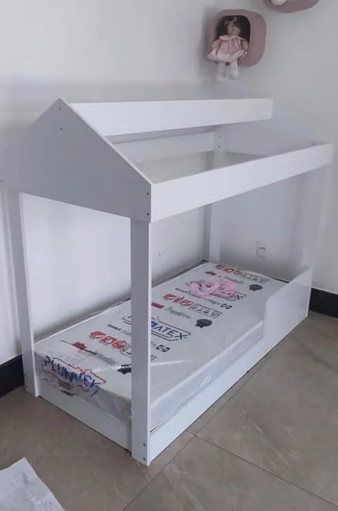 Mini Cama Infantil Casinha 
