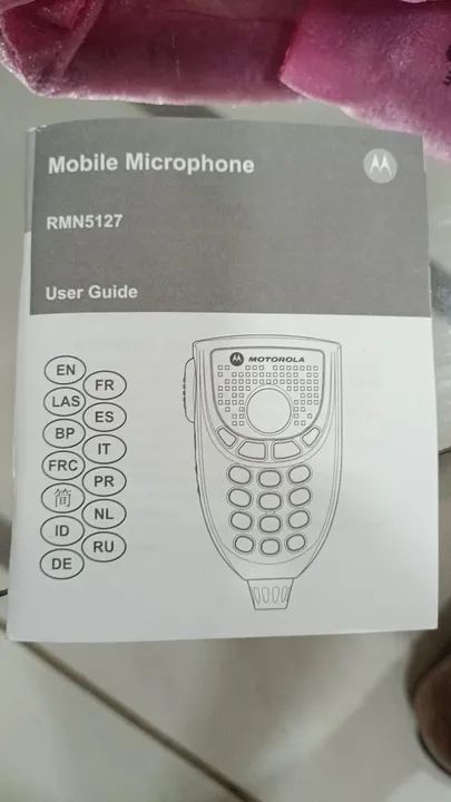 Vendo microfones Motorola zerados original  - Foto 5