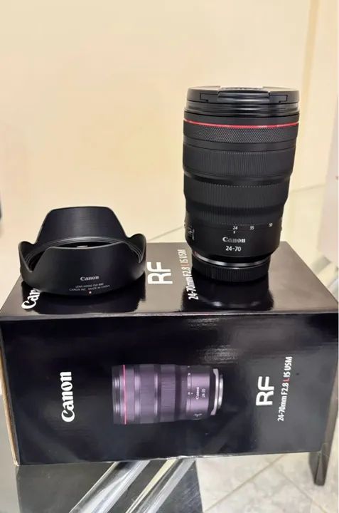 Lente Canon RF 24-70mm F2.8L IS USM - Nova - Foto 4
