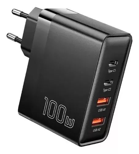 Carregador Turbo 4 Em 1 Essager 100w Fast Charger Ios Macos Cor Preto Lacrado - Foto 3