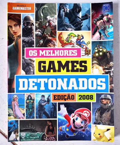 Livro - Os melhores Games Detonados - GameMaster - Super Mario Galaxy - God of War II