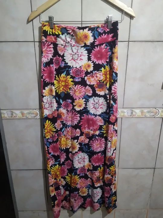 Saia cumprida de viscose  - Foto 2
