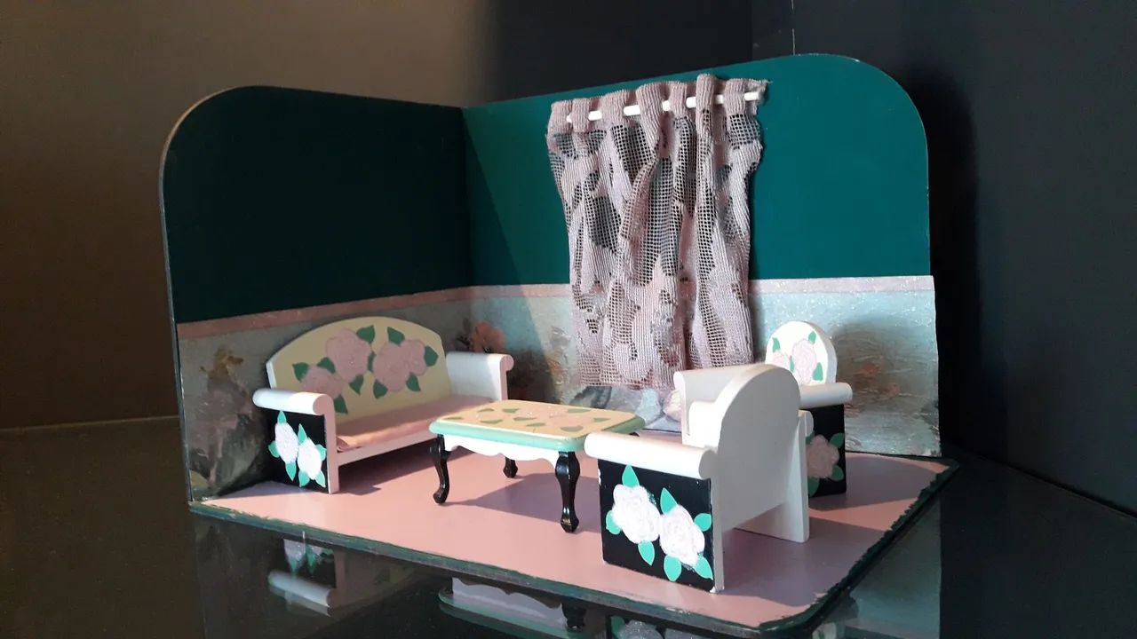 Mini móveis para casinha de boneca - Foto 3