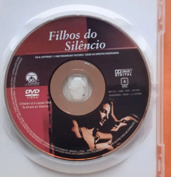 Dvd Filhos do Silêncio  - Foto 4