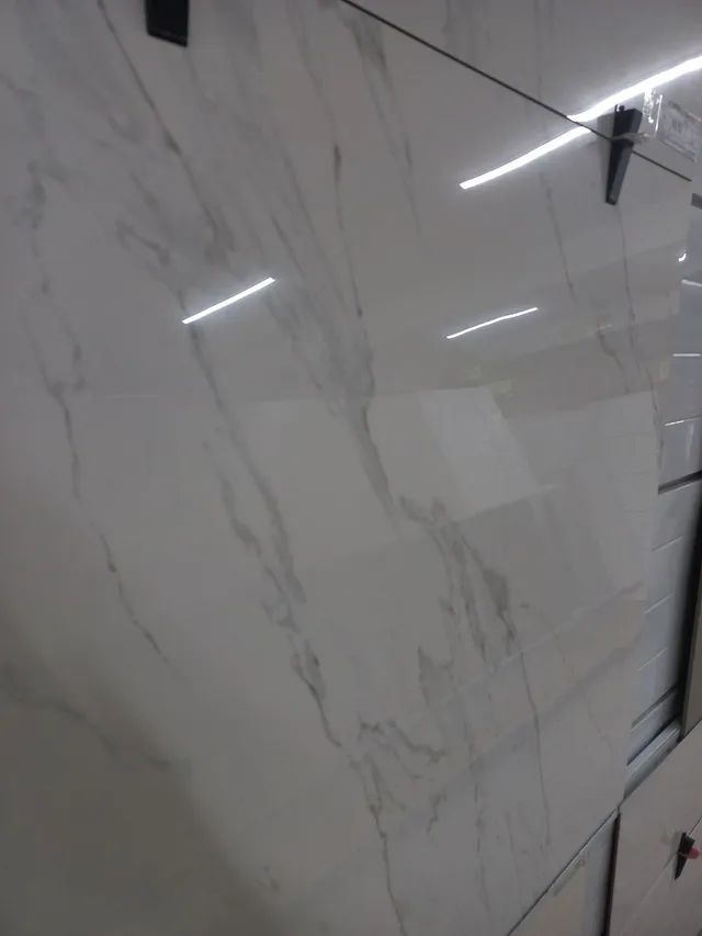 Porcelanato 90x90 Calacata Marmo Polido Incesa - Foto 4