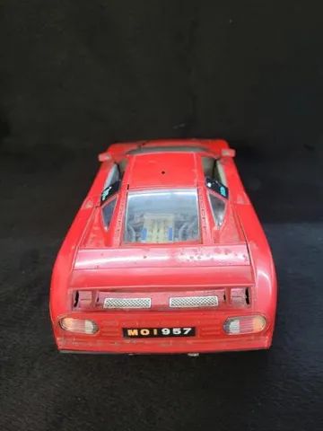 Miniatura Bugatti Eb 110 1991 Vermelha Bburago 1/18 (2) - Foto 2