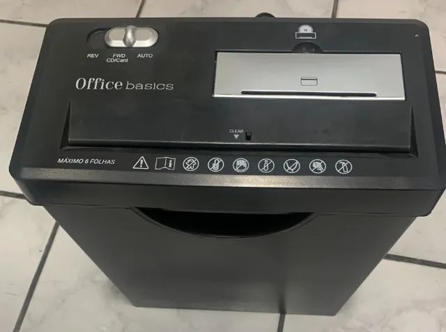 Fragmentadora de Papel Office Basics 127V 90W