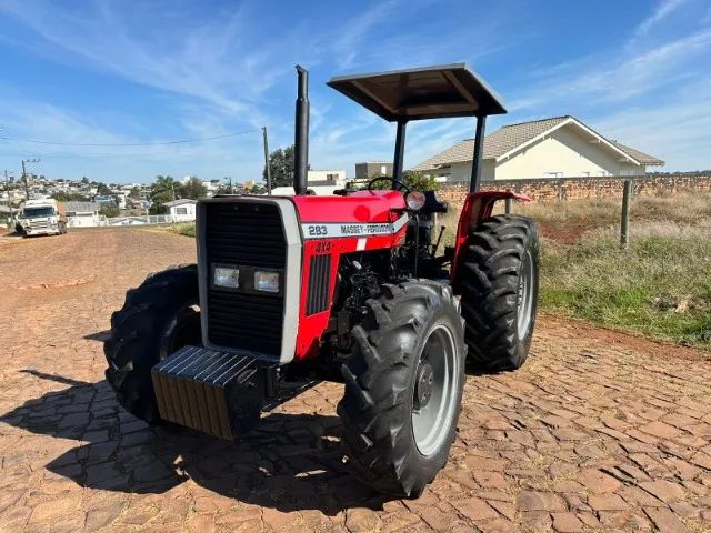 Trator Massey Ferguson MF 283 4x4 2000 Motor Novo - Foto 3