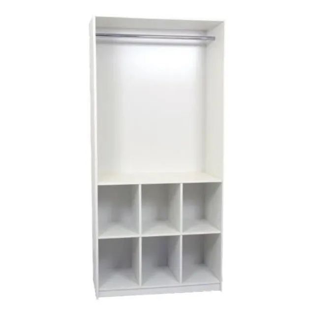 Armário Colmeia + Cabideiro Arara E Nicho closets e Loja - Foto 5