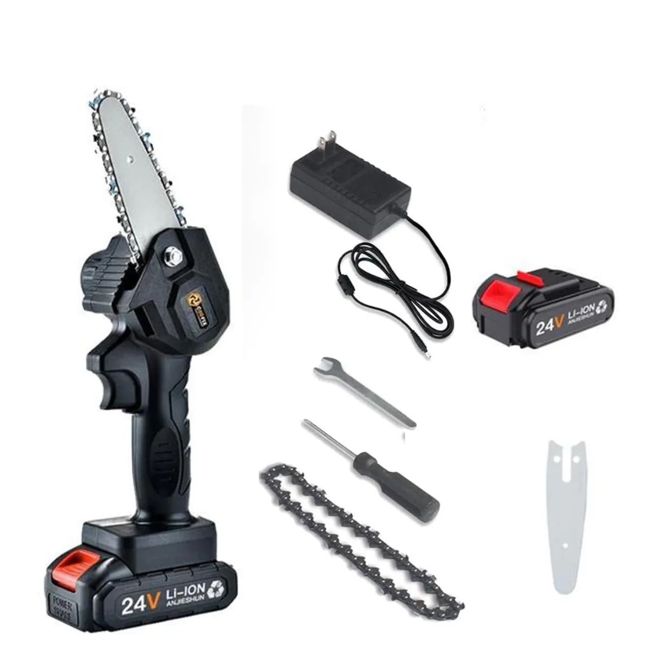 Mini motoserra elétrica - Foto 4