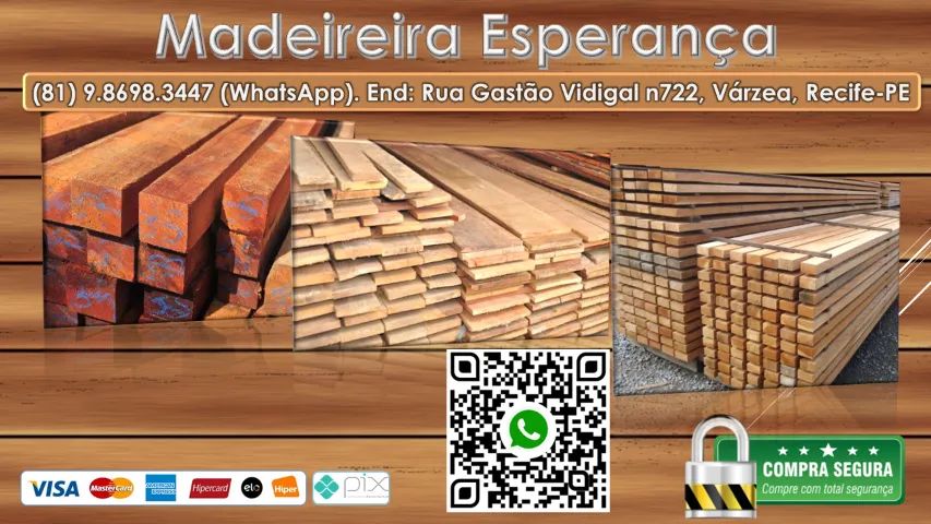Caibros, Linhas, Ripas, Madeiras em Geral