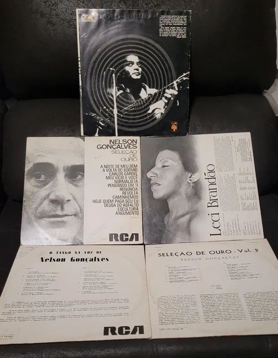 5 LPs Vinil - Nelson Gonçalves , Baden Powell, Leci Brandão - Foto 2