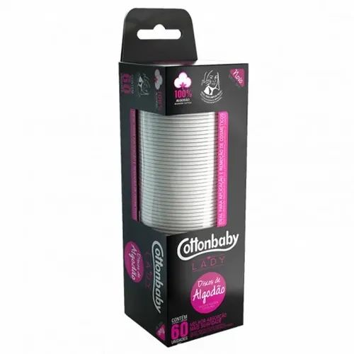  Algodão Em Disco Cottonbaby Lady - Foto 2