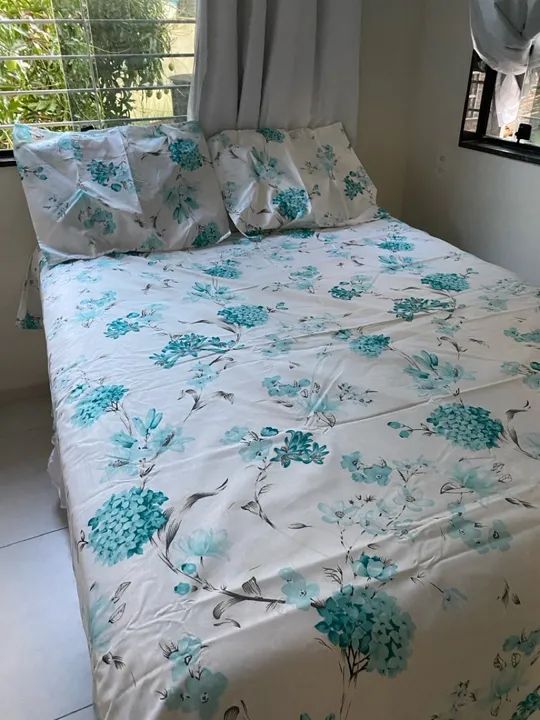 Jogo de Cama Casal com Lençol, Fronhas e Edredom - Foto 2