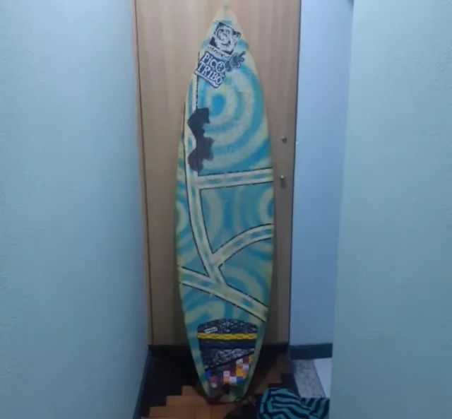 Prancha 6'1 Stoked Completa 3 quilhas usada - Foto 4