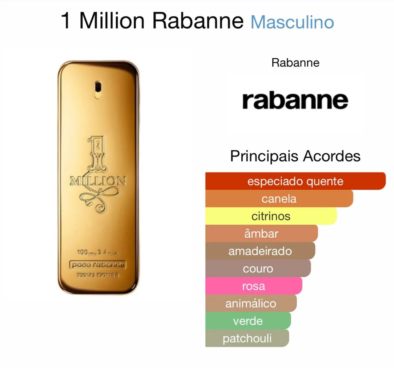 One Million - Paco rabanne 100ML - Foto 2