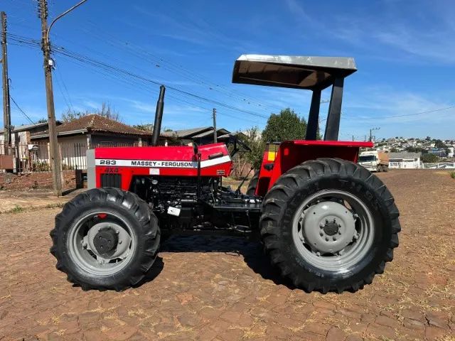 Trator Massey Ferguson MF 283 4x4 2000 Motor Novo - Foto 2