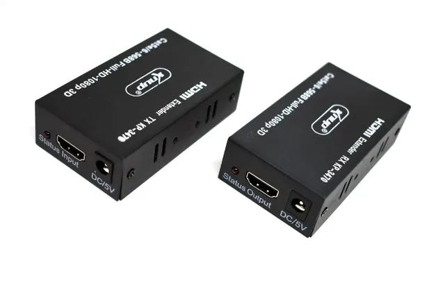 Extensor Hdmi 1.4 60m 1080p Rj45 Cat 5e Cat6  Kp-3470 Knup - Foto 3