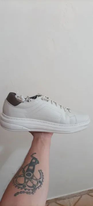 Tênis Casual Branco - Foto 4