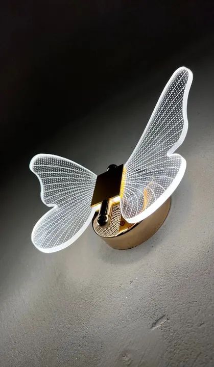 Luminária Led Borboleta - Iluminação Moderna e Elegante - Foto 2