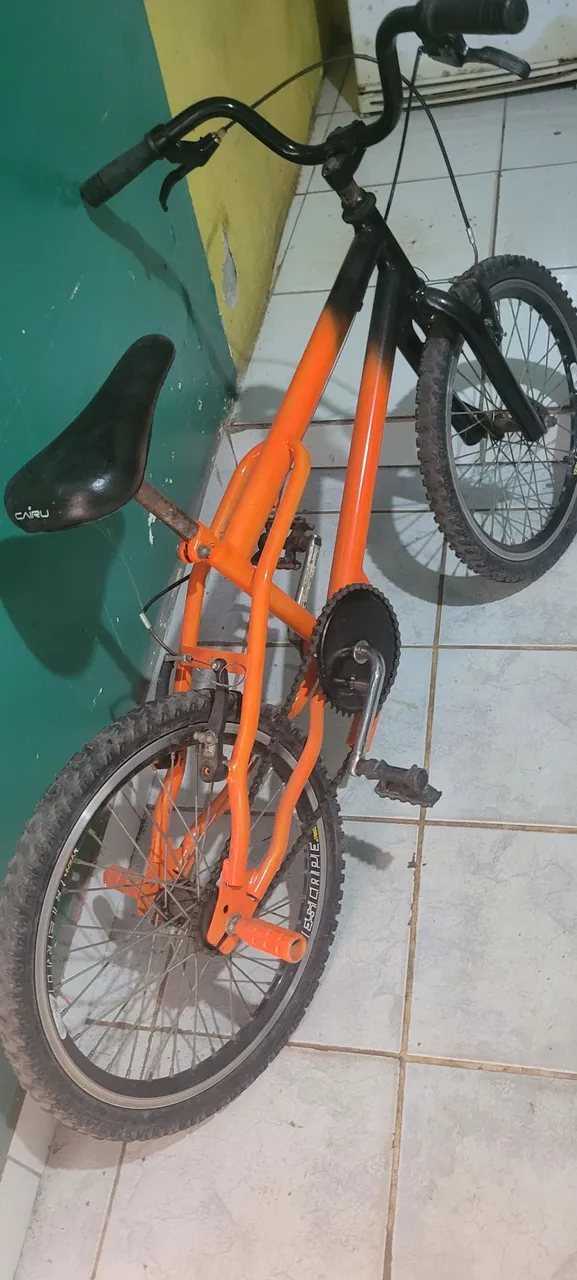 Bicicleta Infantil - Laranja e Preto