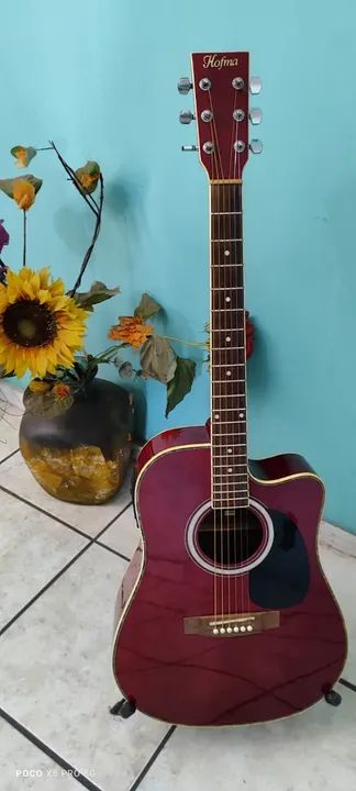 Violão Hofma muito novo, passo cartão até 18x