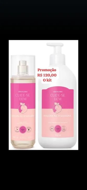 Kit Cuidese Bem -  Creme + Colônia - Foto 2