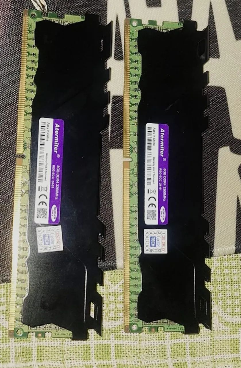 VENDO MEMÓRIA RAM DE 8GB CADA