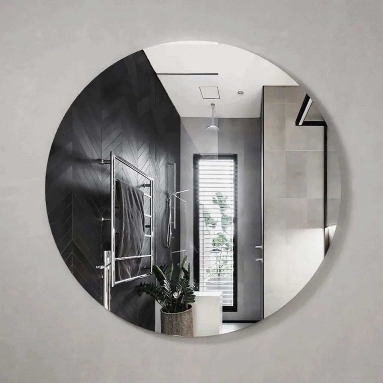 Espelho 50 centímetros redondo espessura 4mm