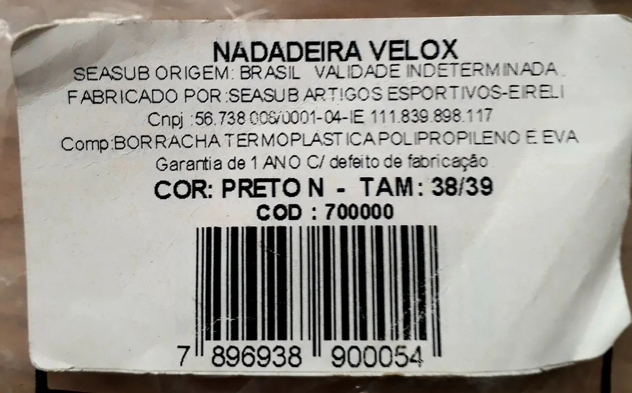 Nadadeira velox - Foto 3