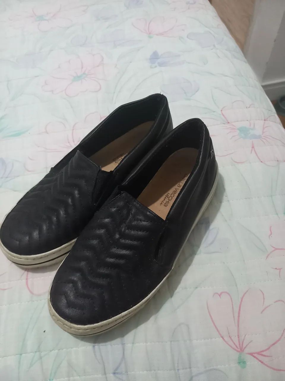 Tênis Casual Feminino Bege e Rosa - Foto 5