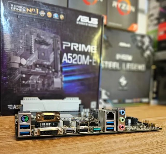 Kit AMD Ryzen 5 2600x + A520 asus + 8gb 3200mhz - Foto 2