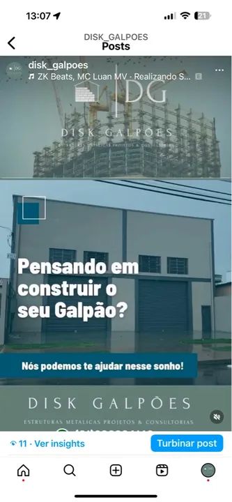 Construção de Galpões METÁLICOS  - Soluções Completas