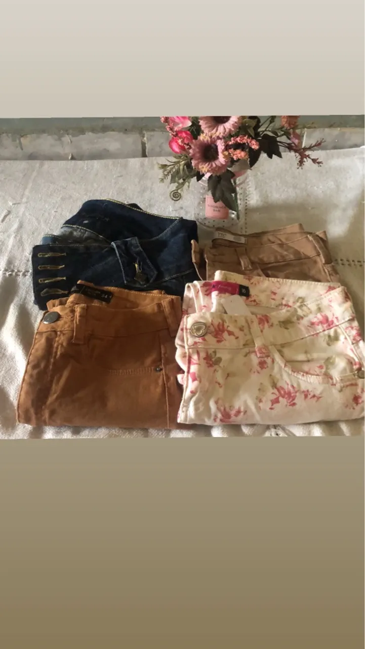 Lotes de Calças Jeans Femininas - Vários tamanhos
