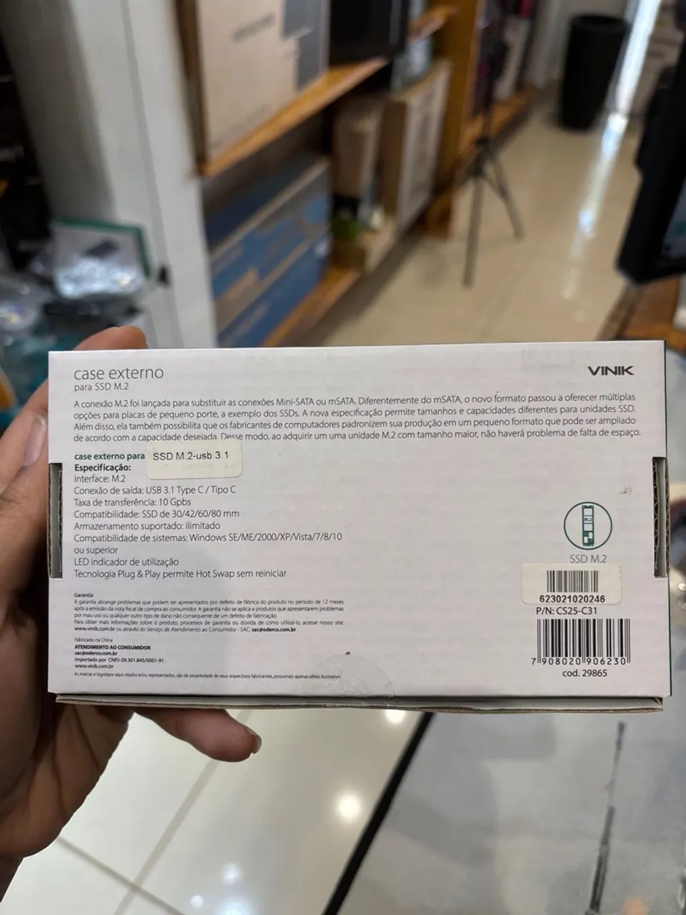 Case Externo para SSD M.2 Novo  - Foto 3