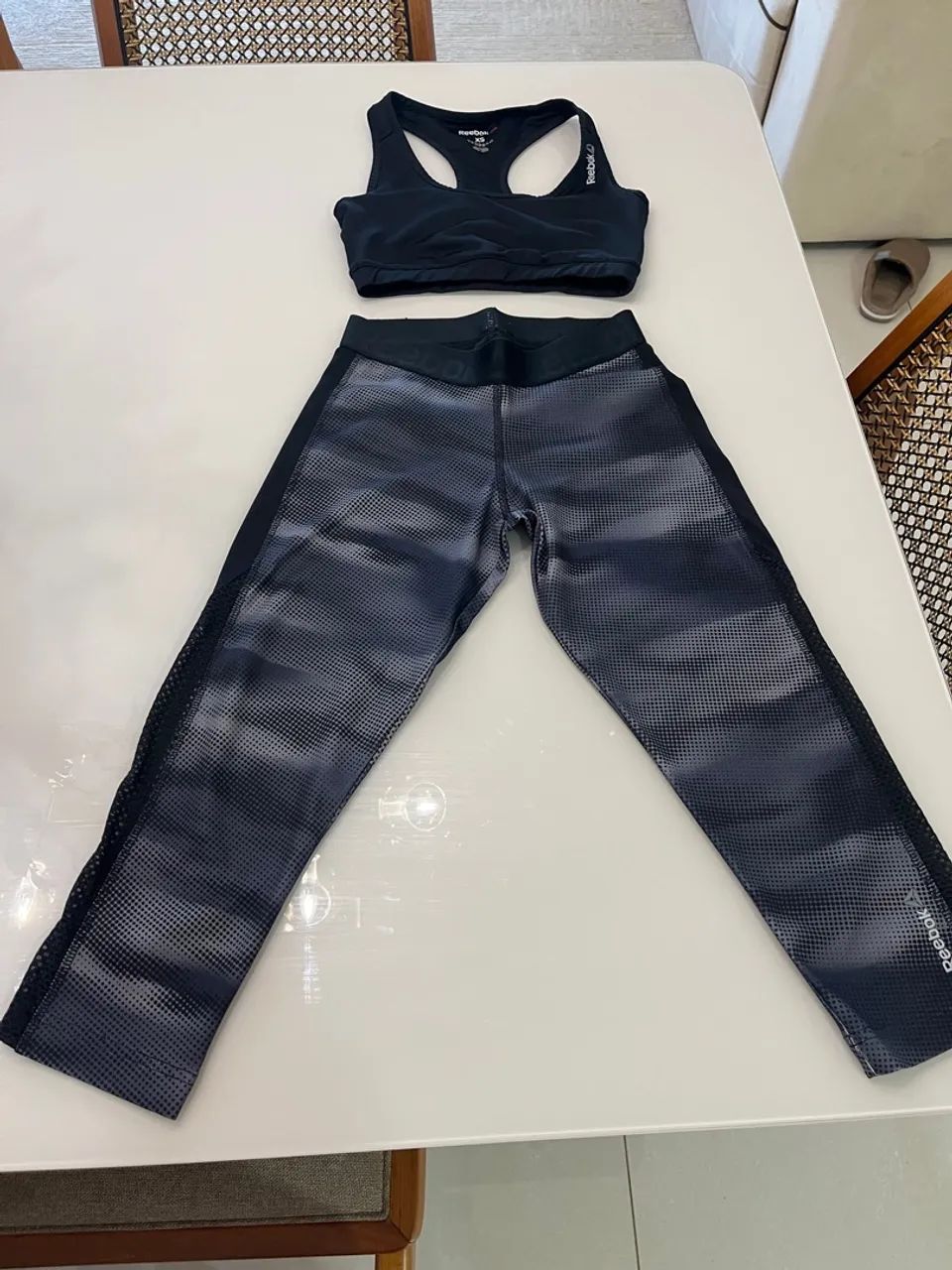 Conjunto fitness calça legging + top REEBOK - Foto 6