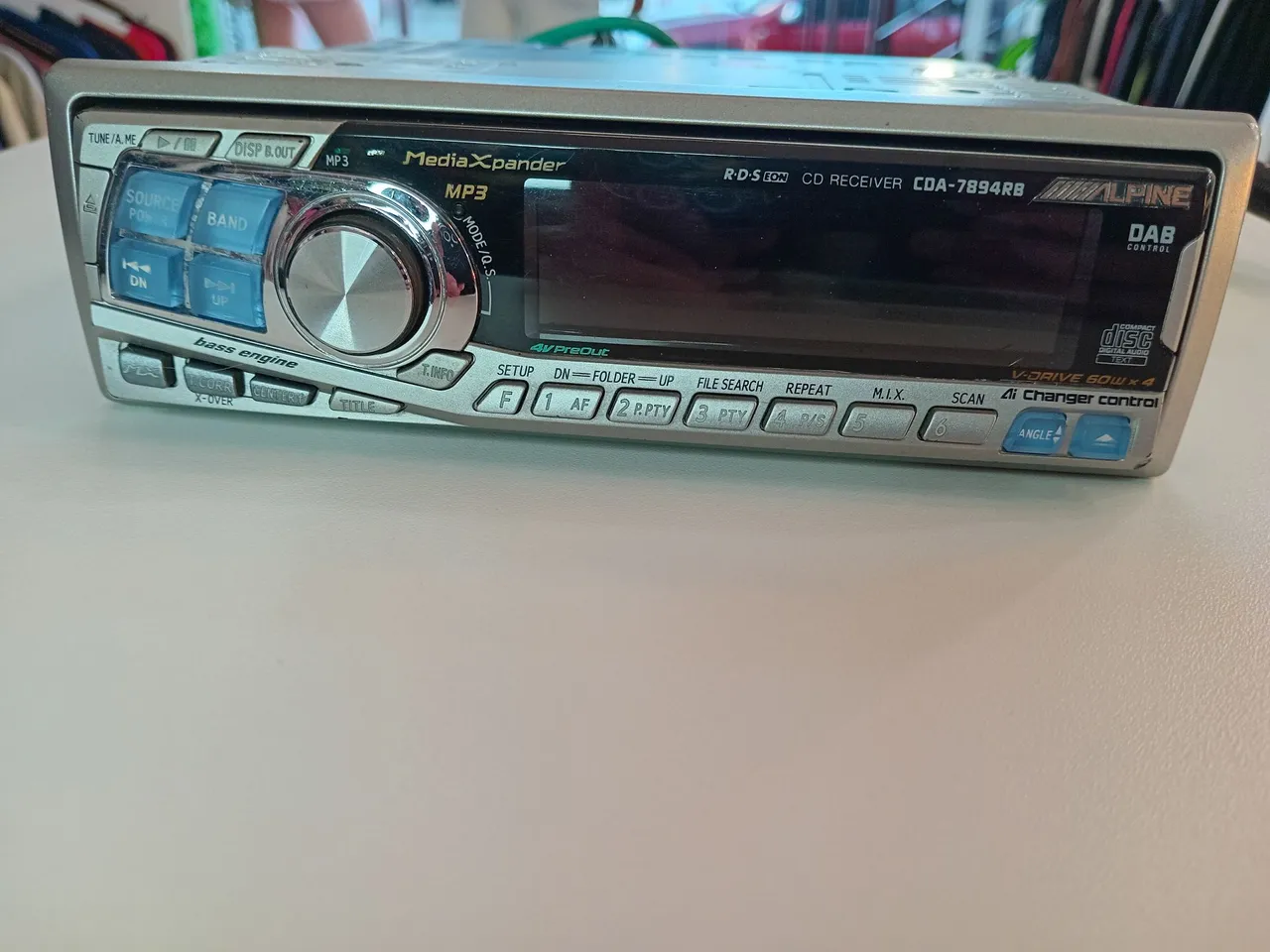 CD Player Alpine CDA-7894RB Raridade!!