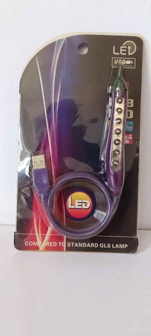 Luminária LED USB Flexível, Excelente iluminação 