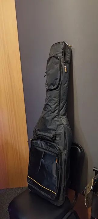 Baixo Elétrico Preto Canhoto Phoenix com Bag - Foto 3