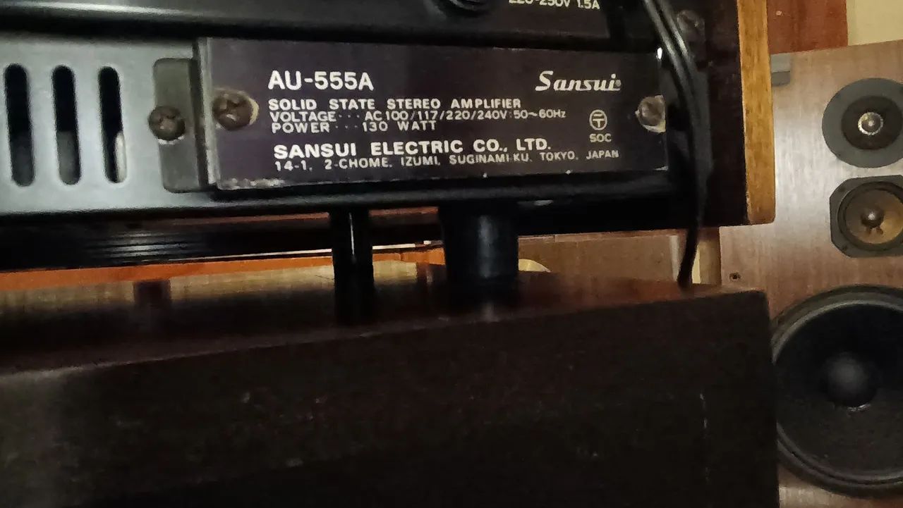 Amplificador Vintage Sansui AU555a - Foto 3