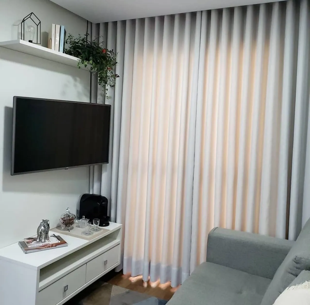 Cortinas Vual em Linho Alto Padrão