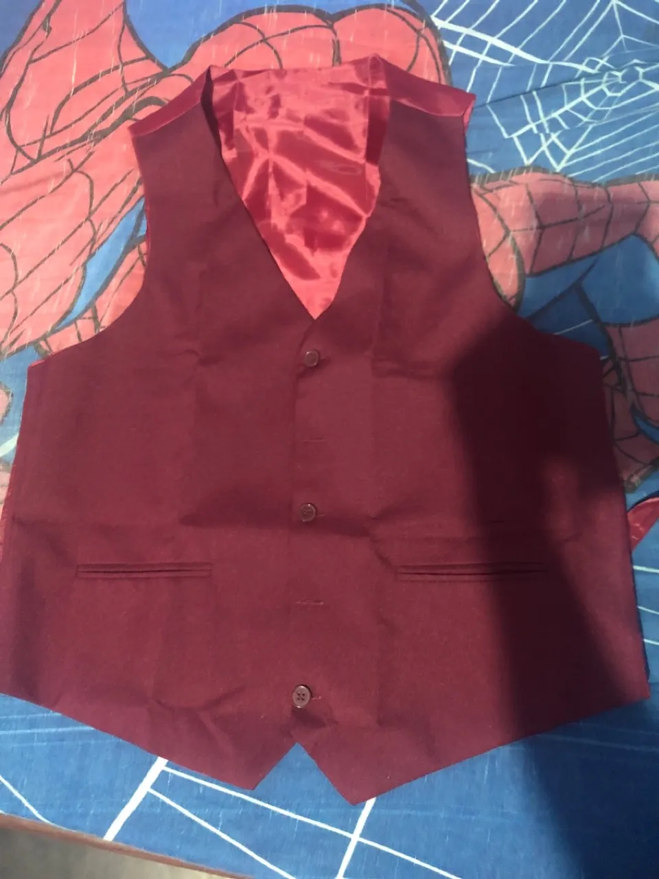 Colete Social Vermelho para terno