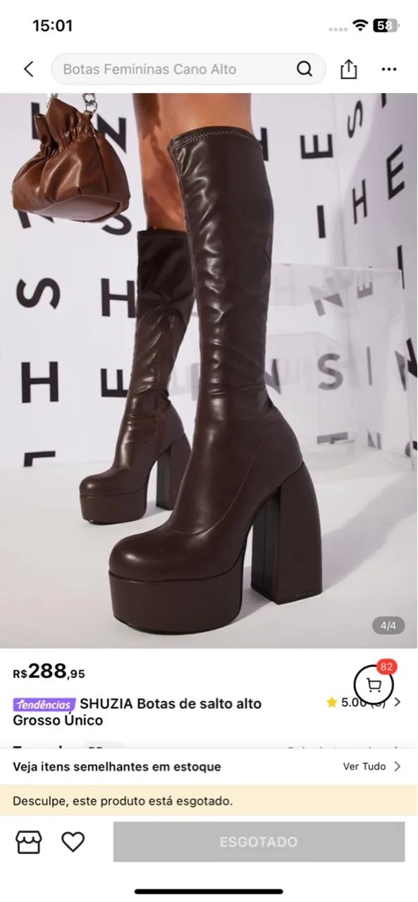Bota Shein (estilo Sabrina Carpenter)