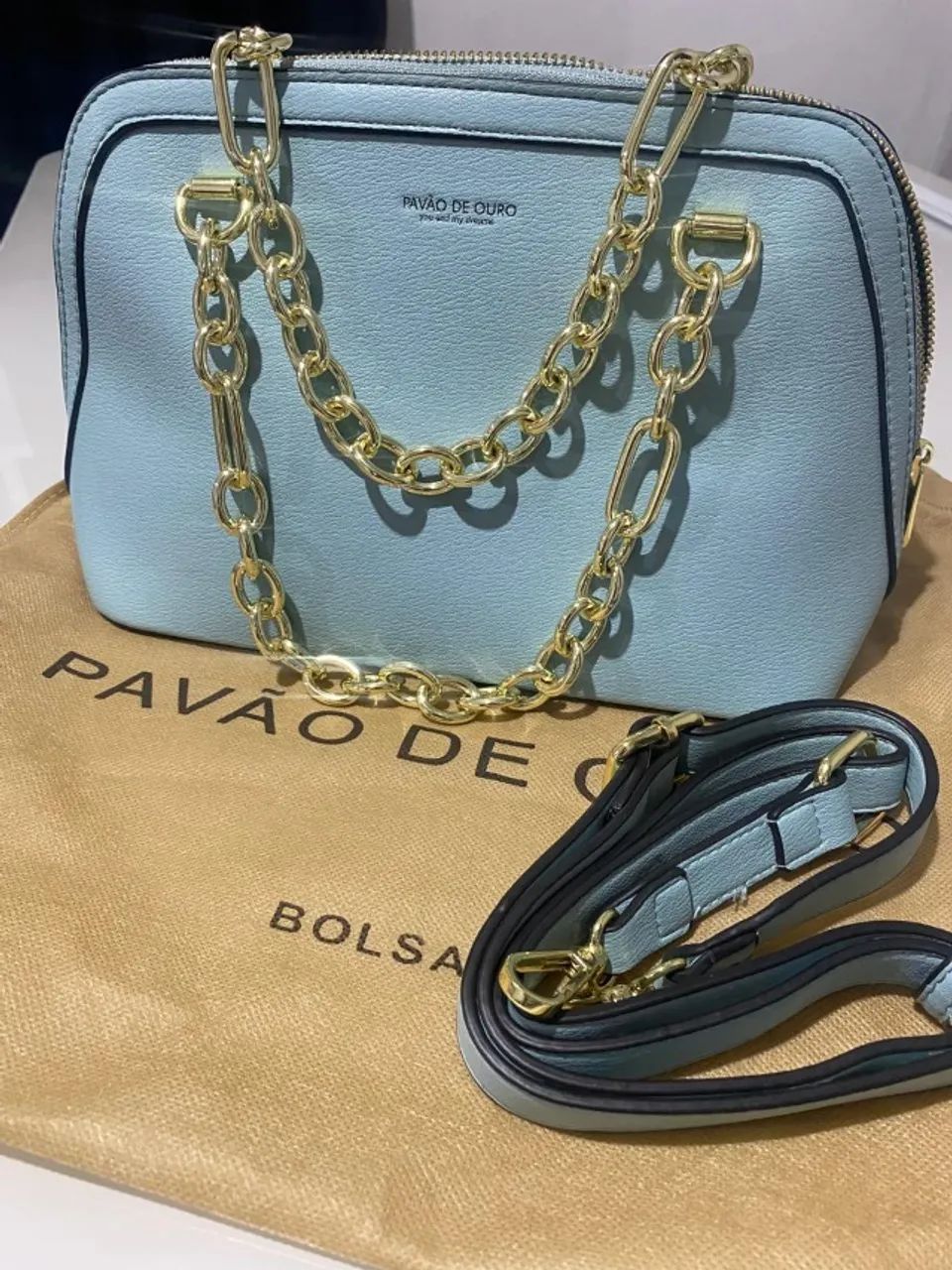  Bolsa de ombro/ tira colo, NOVA
