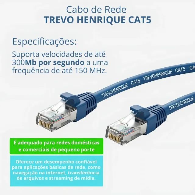 Cabo de Rede Patch Cord UTP CAT.5E 10m Flex - Foto 2