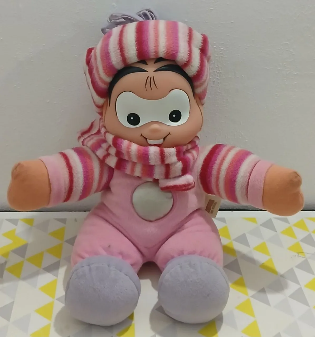 Boneca Mônica ninar 30cm