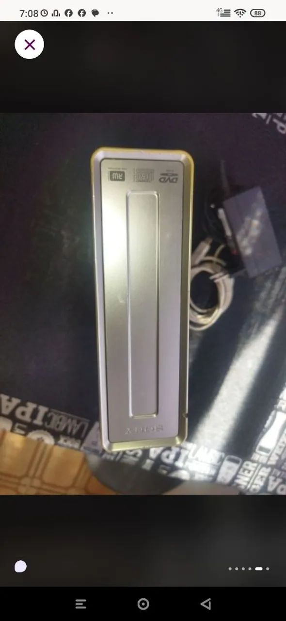 Leitor dvdrw Sony externo - Foto 4
